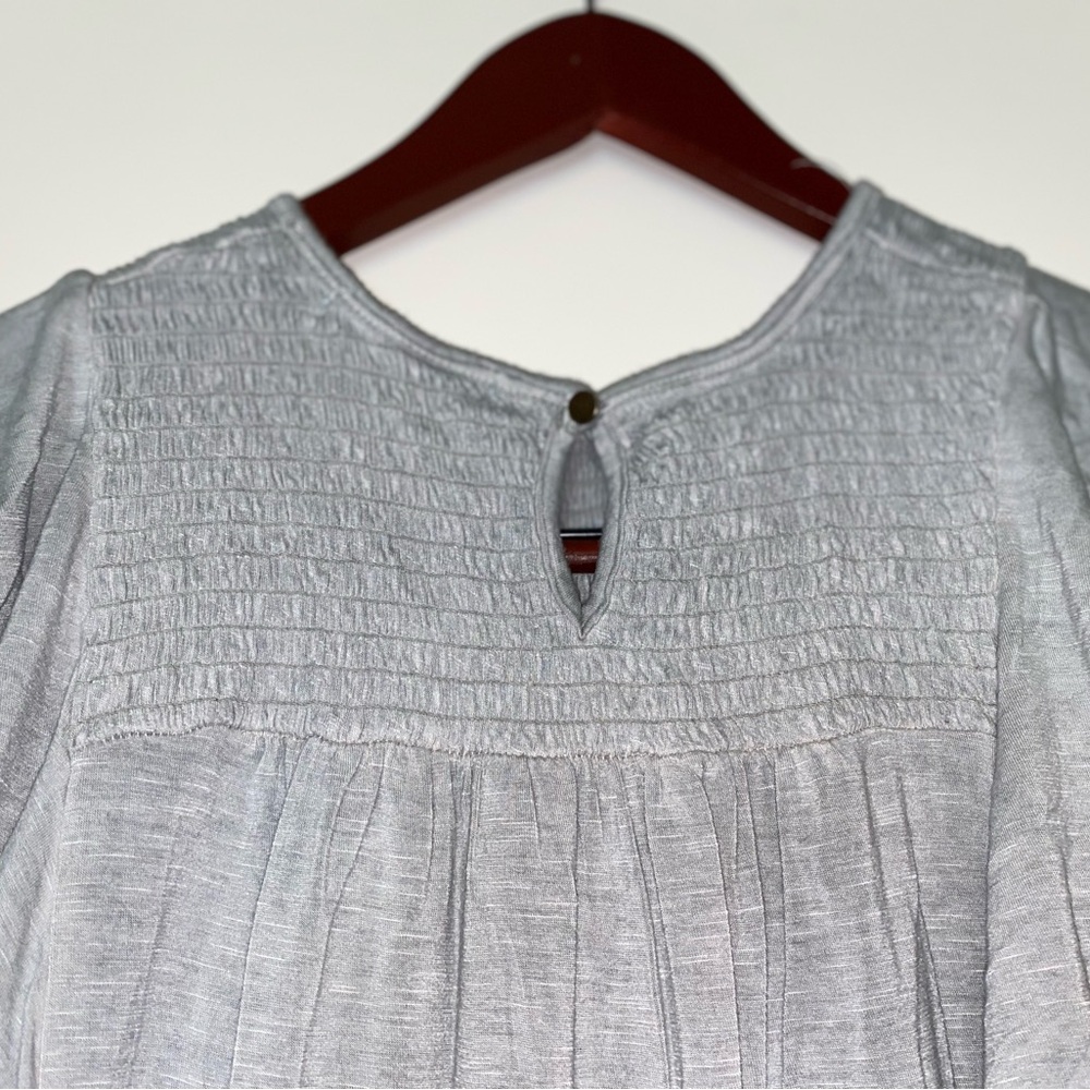 Rewind Soft Gray Textured Shirt - Picture 5 of 8